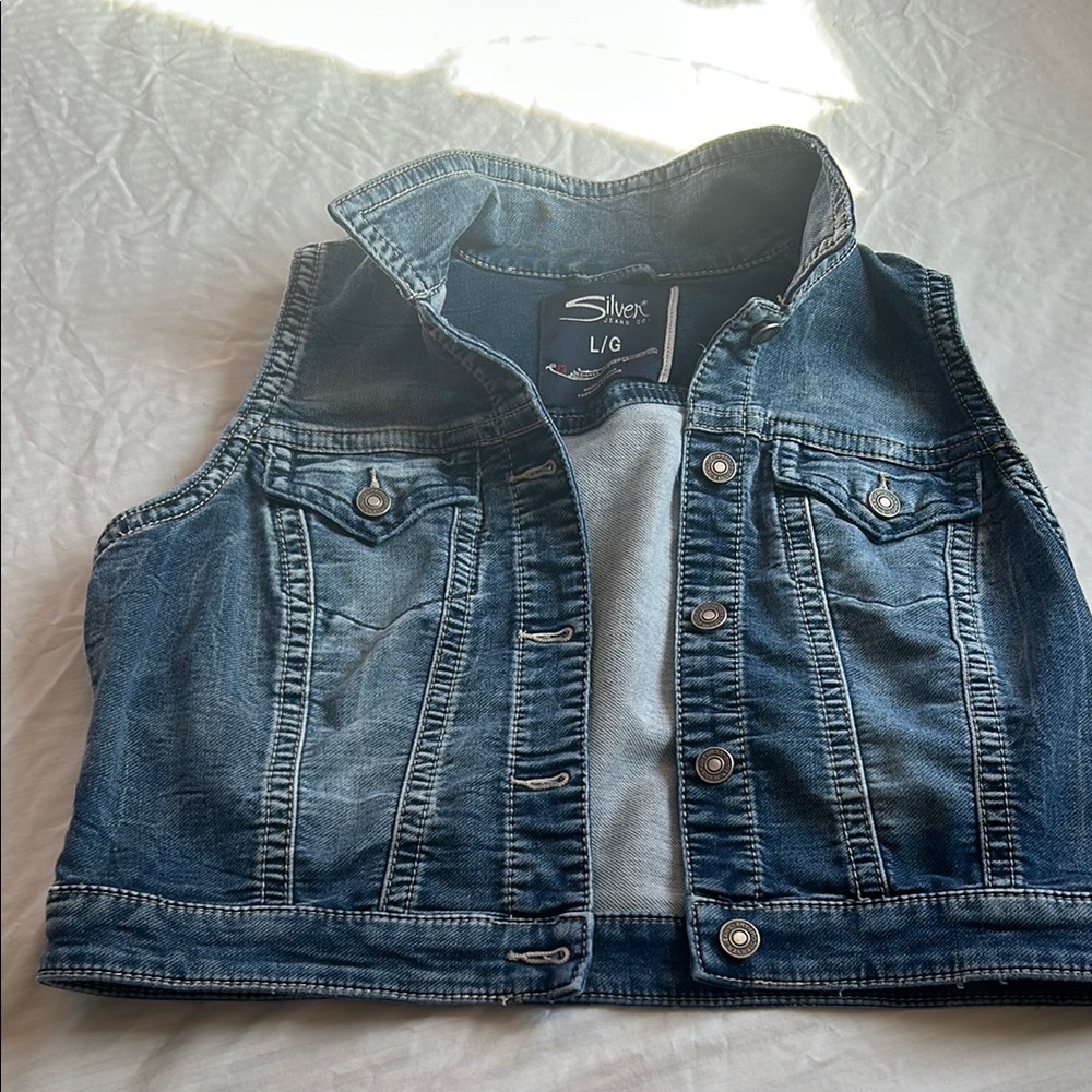 Silver Jeans Co. Denim Vest